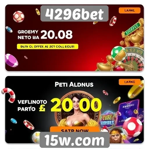 Promoções e bônus oferecidos por 4296bet
