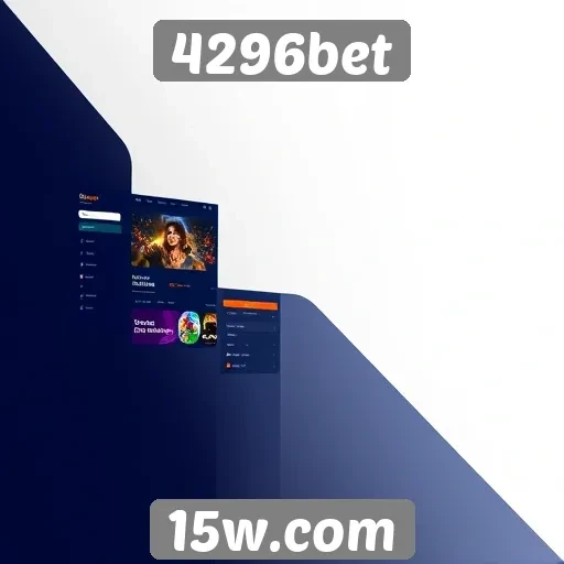 Evolução do design do site 4296bet